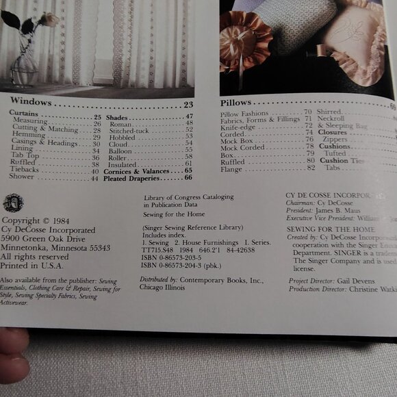 Singer Sewing For The Home Hardcover Book 1984 Sewing Reference Library - Picture 14 of 16